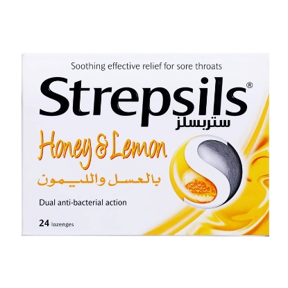 Strepsils Honey & Lemon  Sore throat lozenges