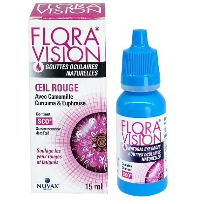 Flora Vision Red Eyes 15ml for eye redness 