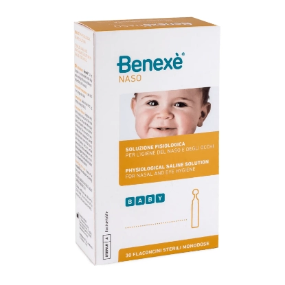 Benexe Saline Solution Monodose 30 Vials For nasal and eye hygiene
