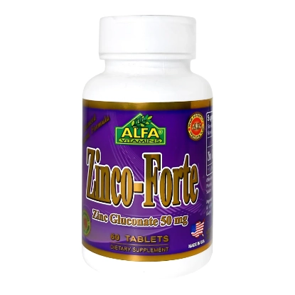 Alfa Vitamins Zinco Forte 50 mg 60 Tabs 