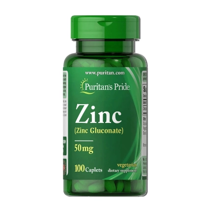 Puritan Pride Zinc 50mg Caplets 100'S