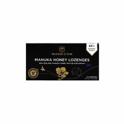 Watson & Son Manuka Honey Lozenges With Blackcurrant 8 pcs 