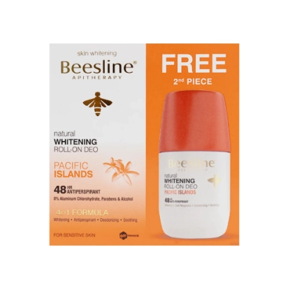 Beesline Whitening Pacific Island Deo Roll On 1+1 Offer