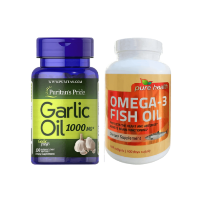 package P.Pride Garlic Oil + Pure H Omega 3
